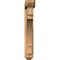 Ekena Millwork Merced Arts and Crafts Smooth Bracket w/ Offset Brace, Western Red Cedar, 5 1/2"W x 30"D x 36"H BKT0604X30X36MRC03SWR - alternate 2